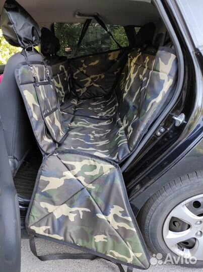 Автогамак для перевозки собак трансформер, 3 слоя