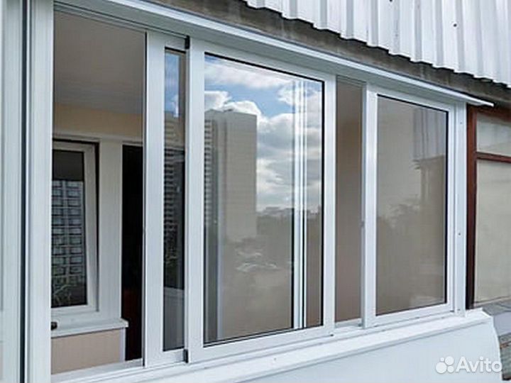 Окна алюминиевые от производителя под ключ