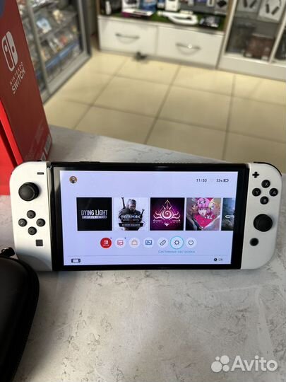 Nintendo switch oled 64gb+128gb прошита