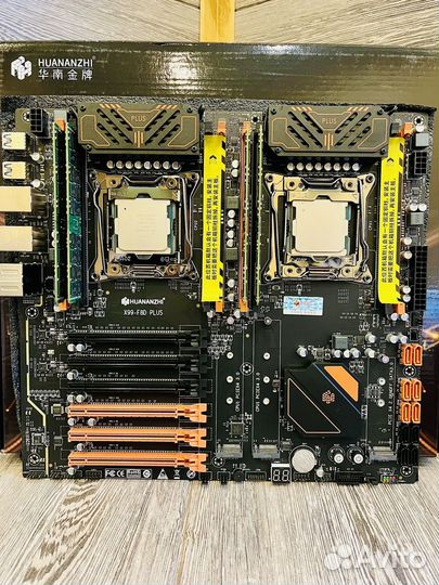 Комплект x99 2011v3 2x Xeon 2680v4 64gb DDR4