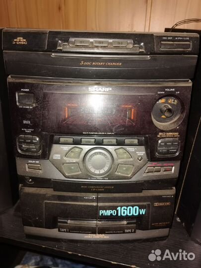 Музыкальный центр sharp cd