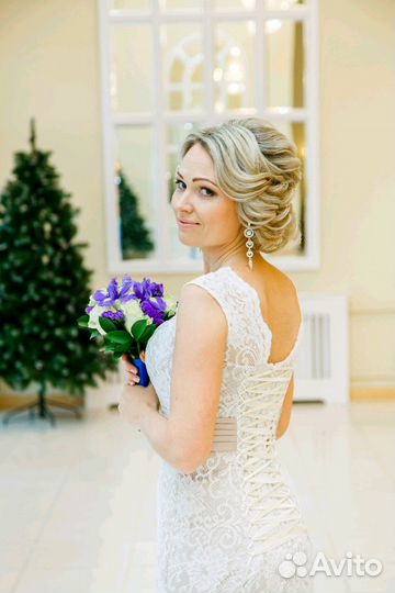 Шикарное свадебное платье