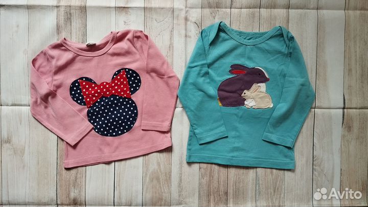 Пакет теплых вещей на девочку 80 86