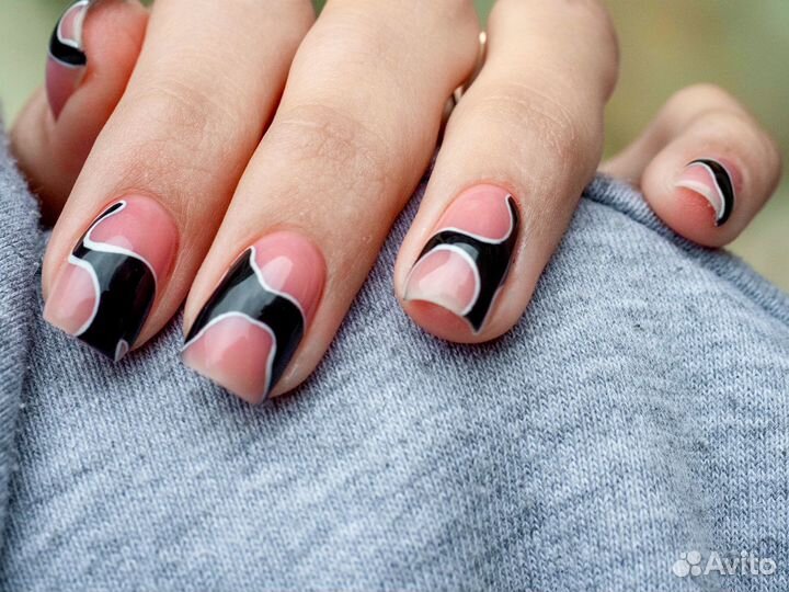 Маникюр, покрытие гель-лак, наращивание ногтей