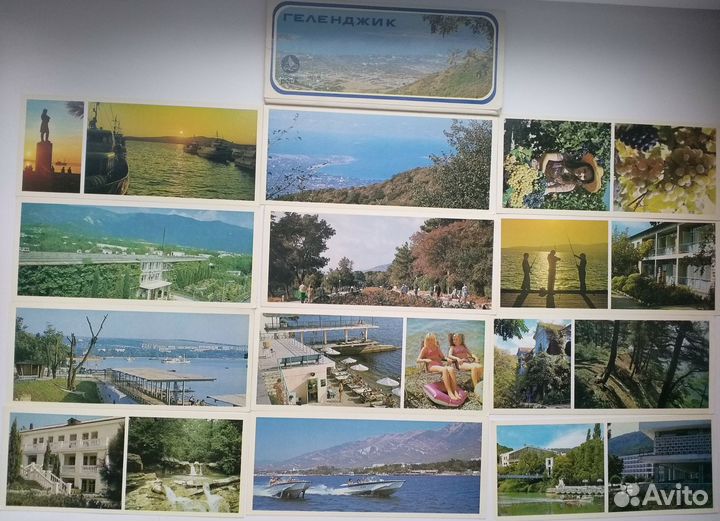Геленжик - 1980, 12 открыток, 19 фото