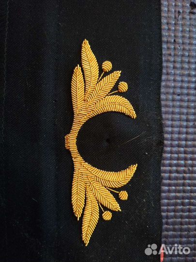 Вышивка золото на фуражку