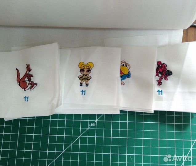 Вышивка меток, нашивки, маркировка для детского са