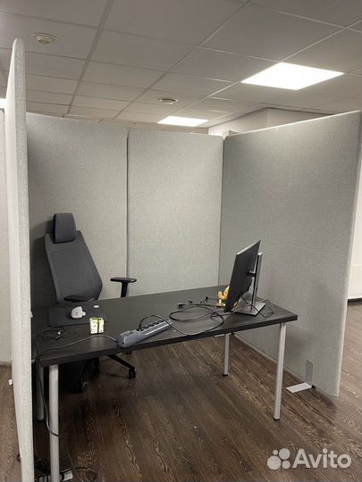 Акустиче мобильные перегородки для офисов / склада