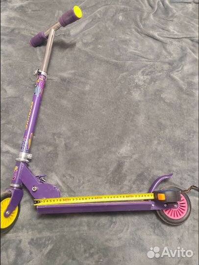 Самокат двухколесный, регулируется по высоте