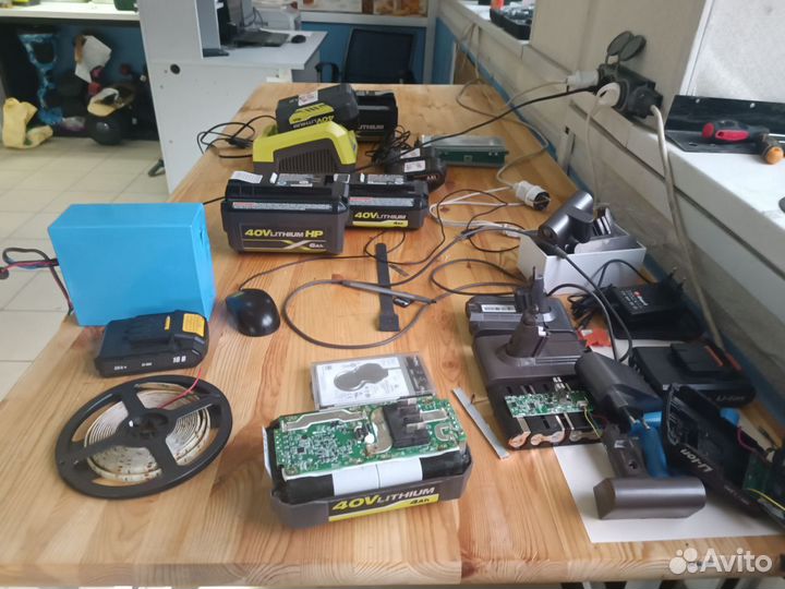 Сборка, ремонт аккумуляторов Li-ion