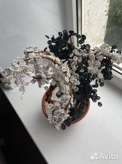 Деревья из бисера