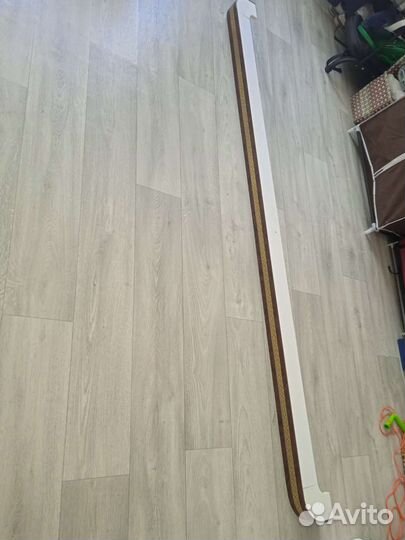 Гардина потолочная для штор с лентой декора