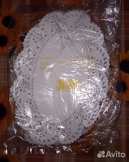 Сервировочные бумажные салфетки d 7.5*10