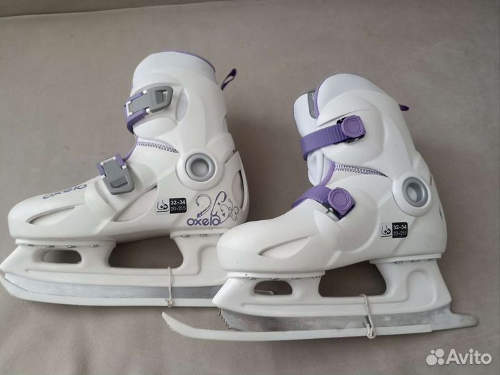 Коньки детские, размер 32-34