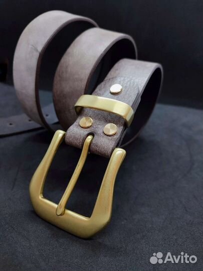 Мужской ремень из натуральной кожи