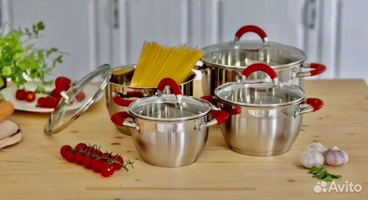 Набор кастрюль из нержавейки