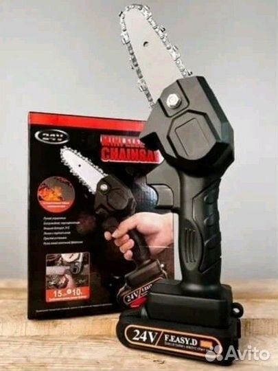 Аккумуляторная цепная мини пила