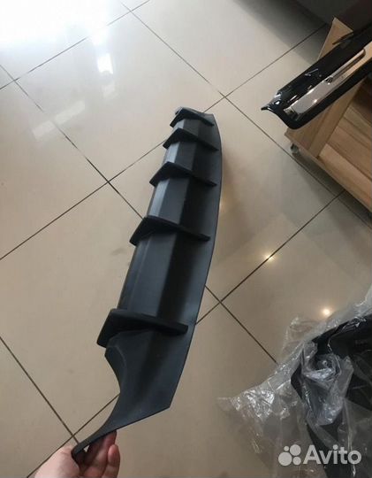 Camry 55 Диффузор заднего бампера Губа S7EY9