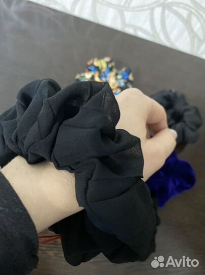 Резинки-скранчи разных расцветок