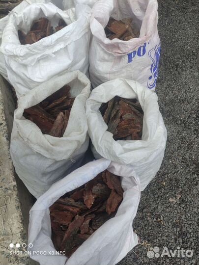 Кора сосны мульча