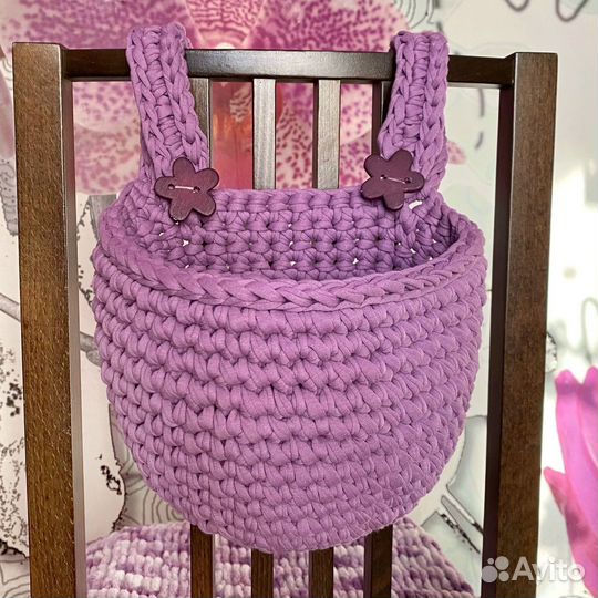 Подвесная корзина на кроватку детская новая