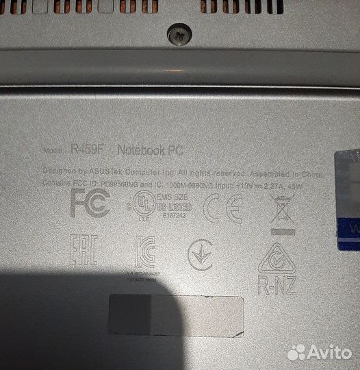 Ноутбук asus vivobook r459f (core i3, диаг. 14)