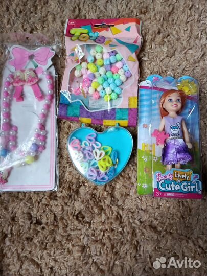 Пакет новых игрушек для девочки