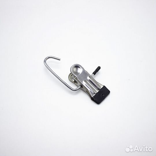 Крючок-прищепка металлическая, длинна 69мм, длинн