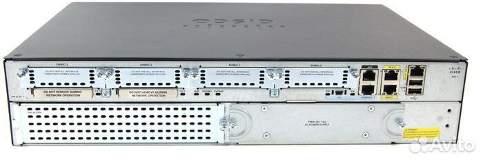 Маршрутизатор Cisco С2911-vsec/K9 Cisco 2911