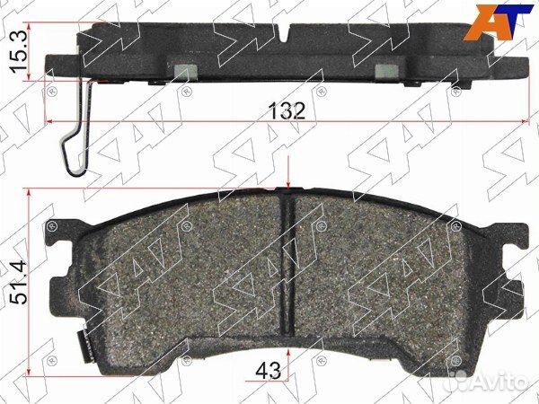 Колодки тормозные Передние mazda premacy