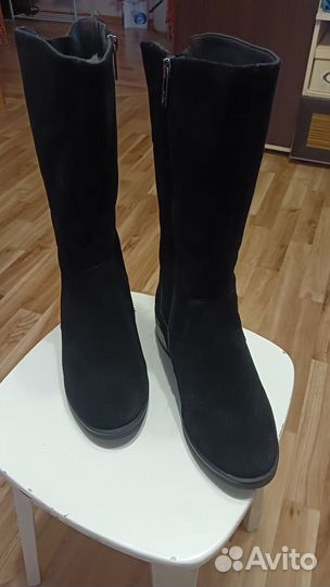 Зимние женские сапоги 38 натуральная кожа