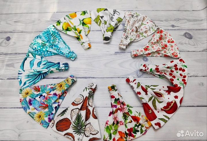 Косынка трикотажная на резинке