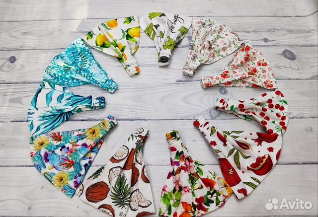 Косынка трикотажная на резинке