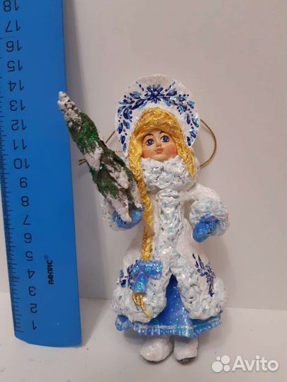 Ватные елочные игрушки новые