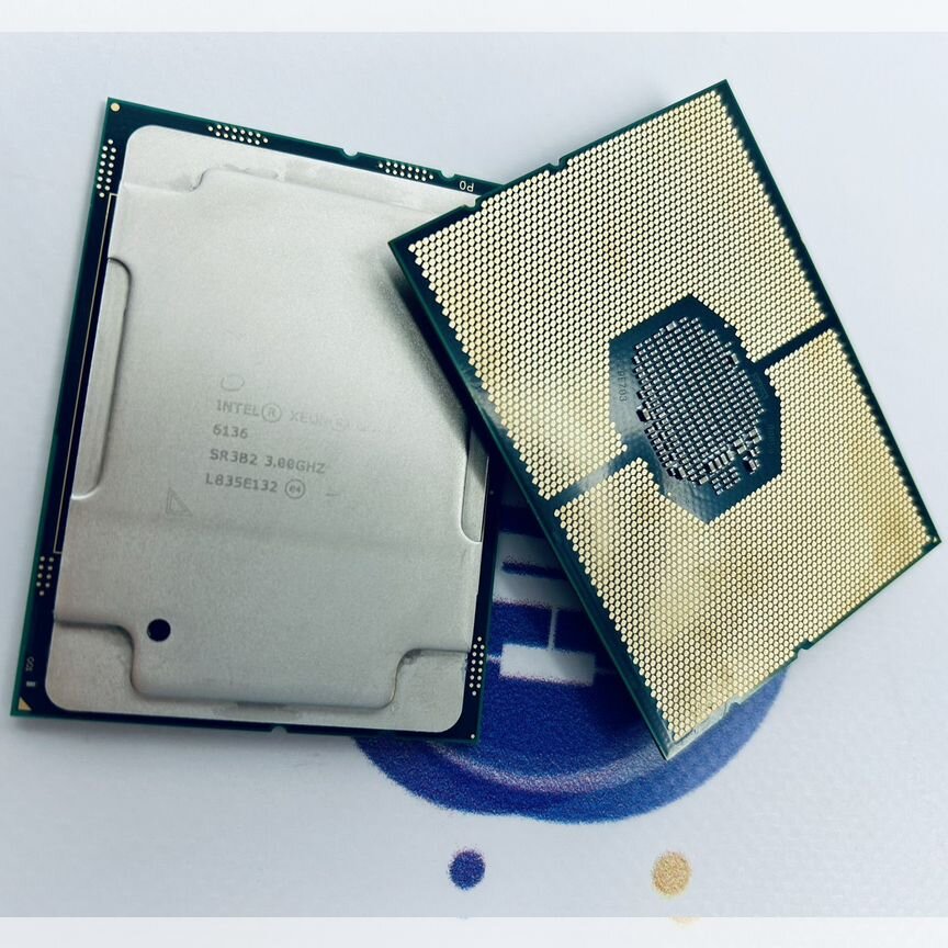 [SR3B2] Процессор Intel 6136 Xeon Gold 12 Ядер 3.7ghz Sr3b2