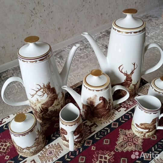 Сервиз чайный кофейный Охота ГДР
