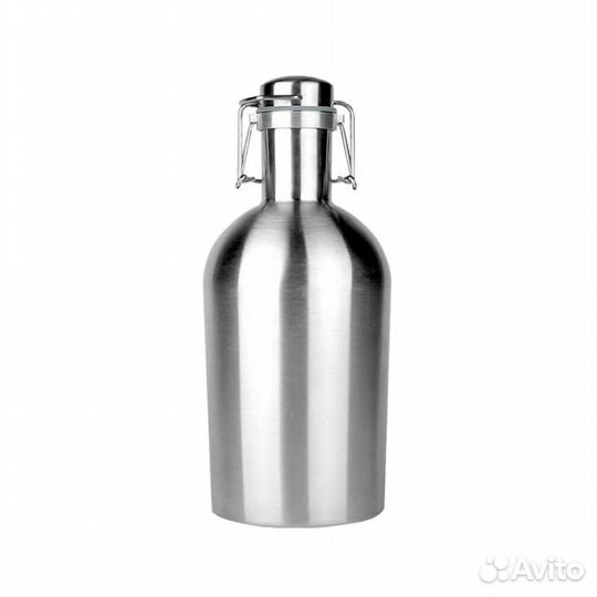 Бутылка Гроулер из нерж.стали 1 и 2 литра