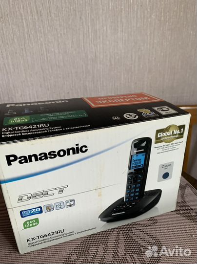 Телефон panasonic трубка радио