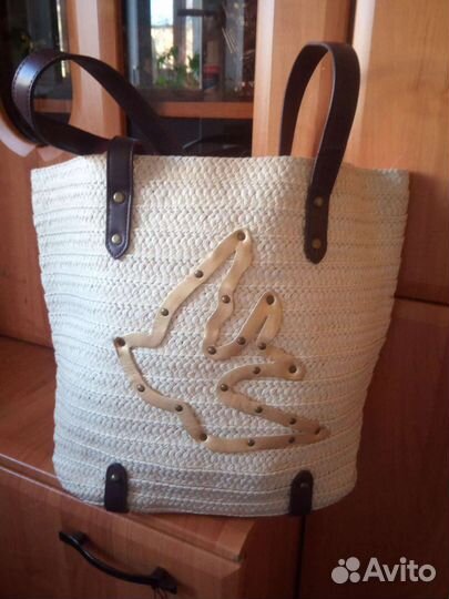 Cумка пляжная соломка