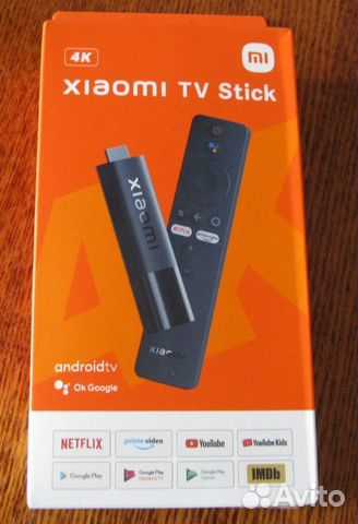 Тв приставка Mi TV Stick 4K новая, с настройками