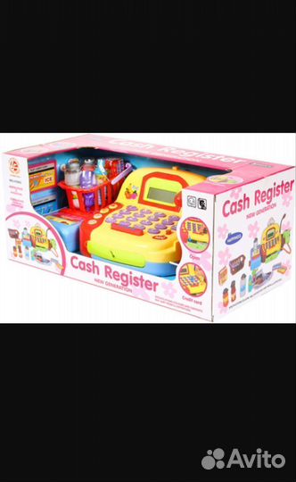 Касса и набор продуктов игрушечные детские