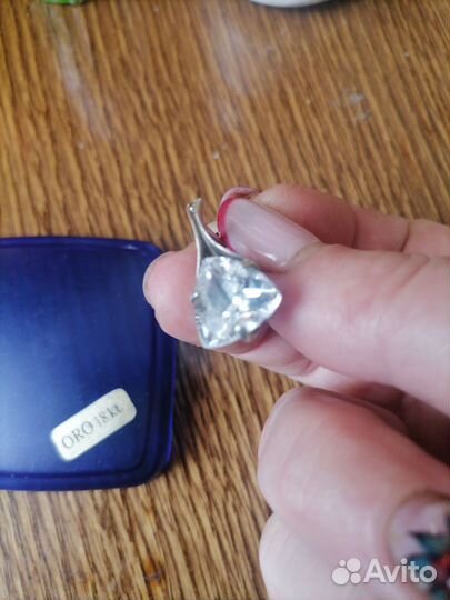 Серьги серебро СССР