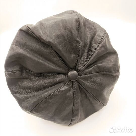 Кепка кепи женская натуральная кожа