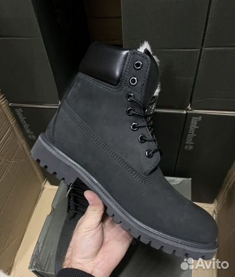 Ботинки timberland с мехом