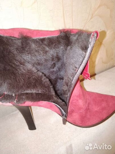 Ботильоны на меху 38р