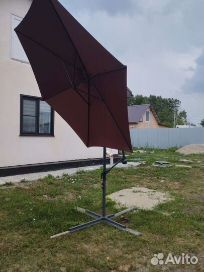 Зонт садовый с опорой