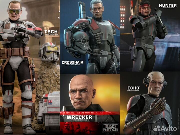 Hot toys batch wrecker echo Hunter crosshair tech