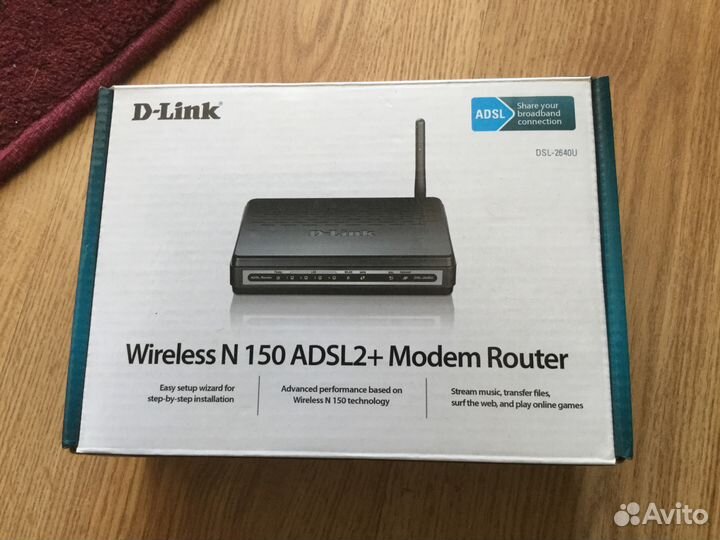 Роутер D-link DSL-2640U