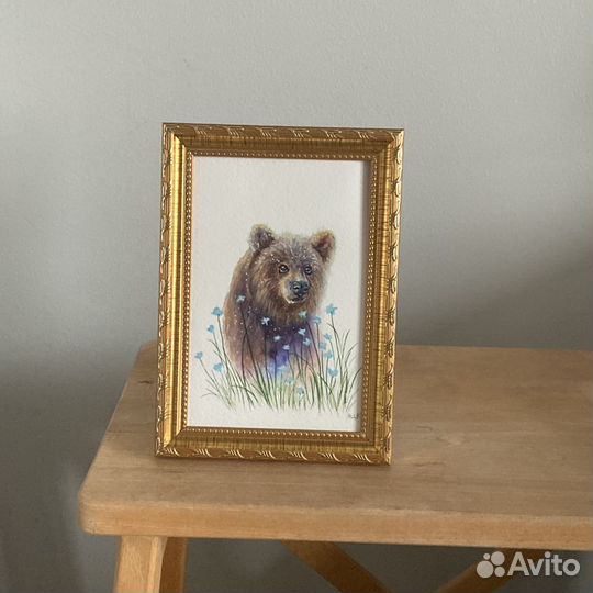 Маленькая картина в раме