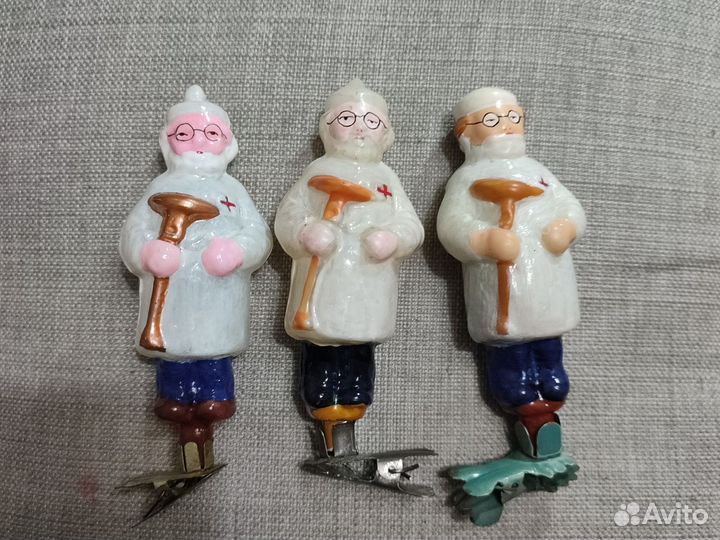 Елочные игрушки СССР. Доктор айболит